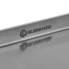 BURNHARD Plancha Grillplatte Edelstahl FRED 41,5 x 40 x 3,5 cm