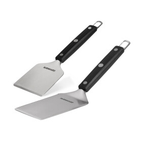 BURNHARD Grillspachtel und Grillschaber Set 2-teilig